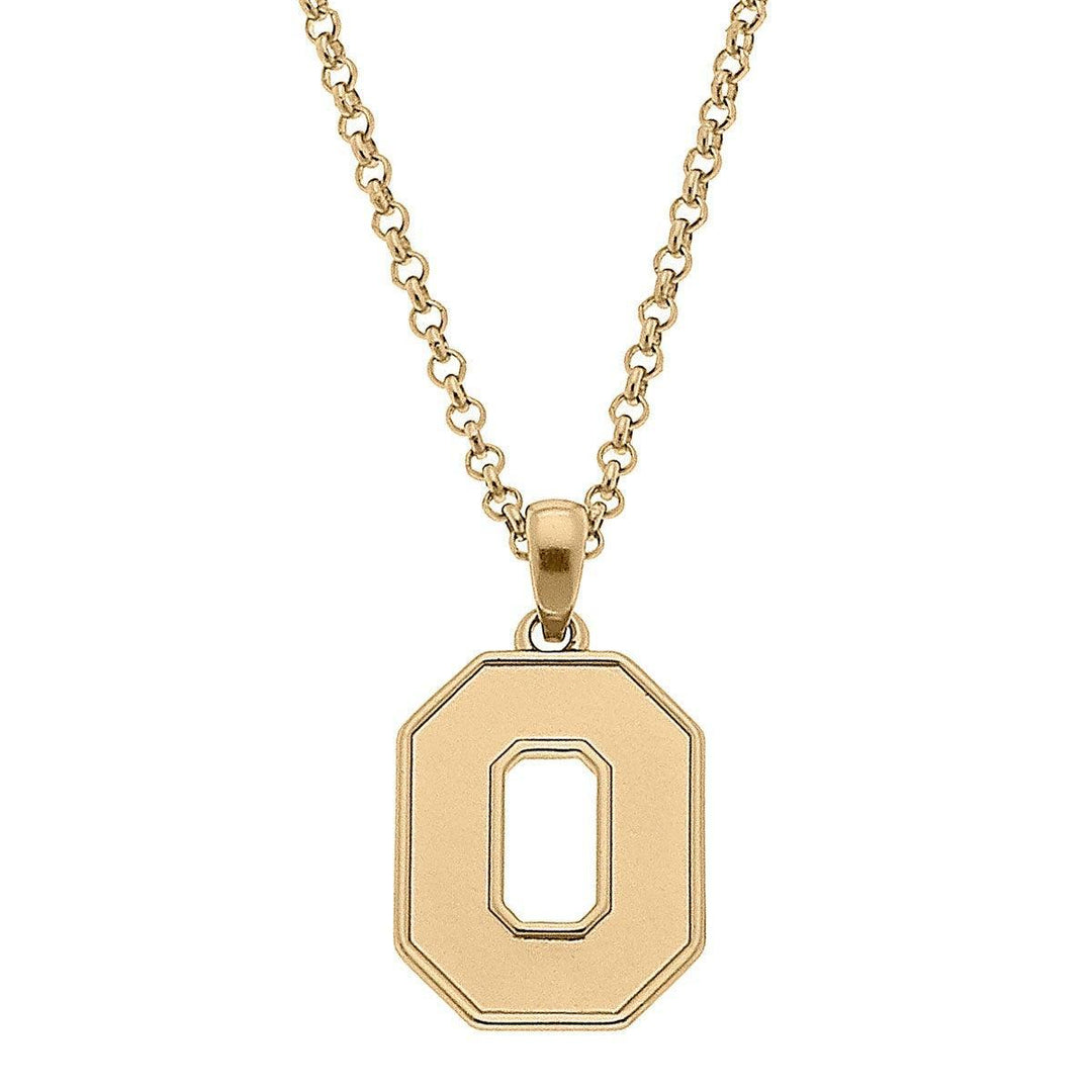 Ohio State Buckeyes Gold Plated Necklace