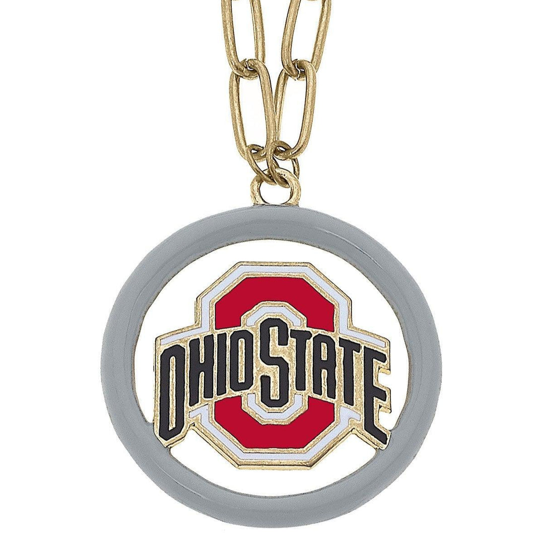 Ohio State Buckeyes Logo Medallion Necklace