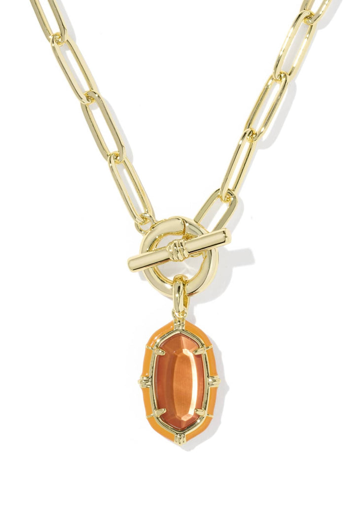 Kendra Scott Elisa Enamel Link And Chain Necklace