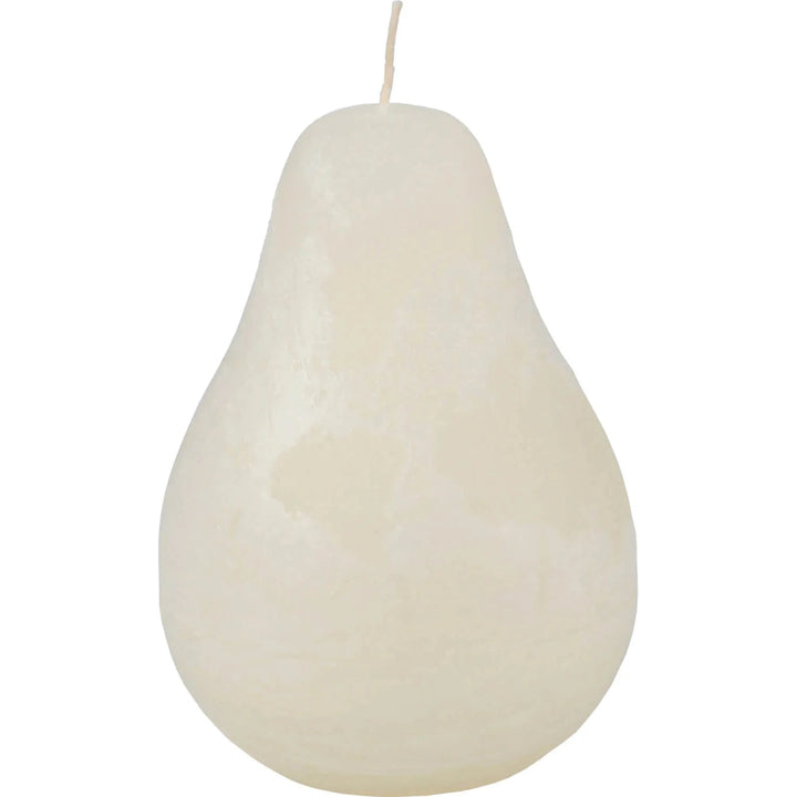 Scented White Petite Pear Candle