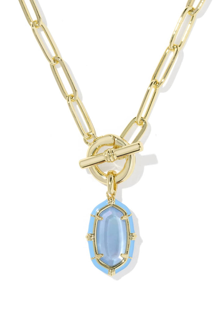 Kendra Scott Elisa Enamel Link And Chain Necklace