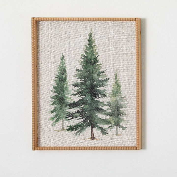 Watercolor Evergreen Tree Wall Art