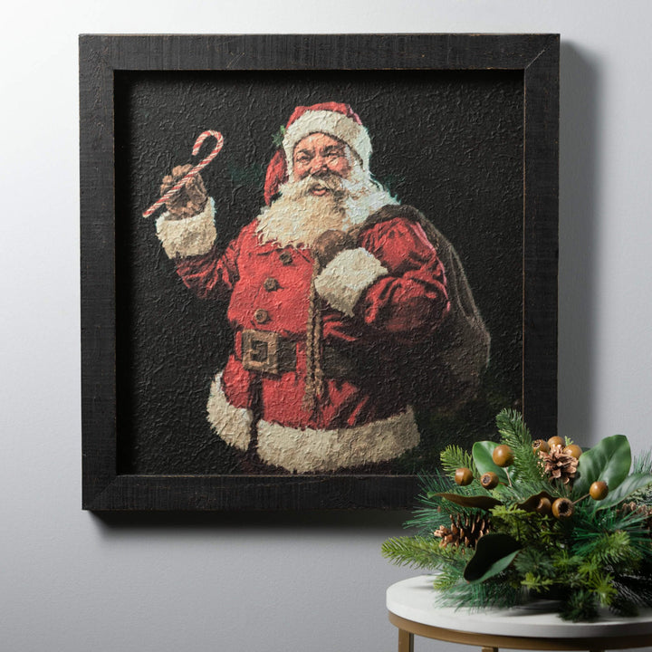 Jolly St. Nick Wall Art - Local Pickup