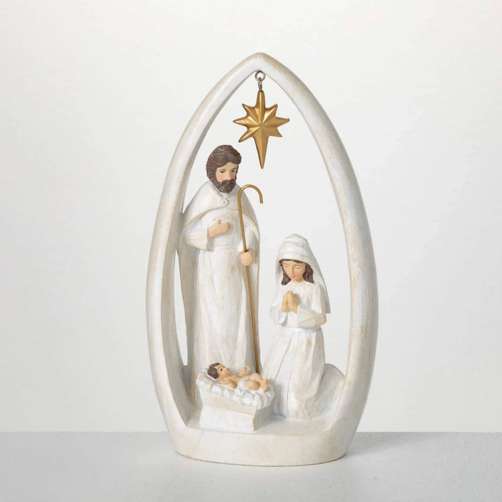 Holy Family Arched Nativity Scene