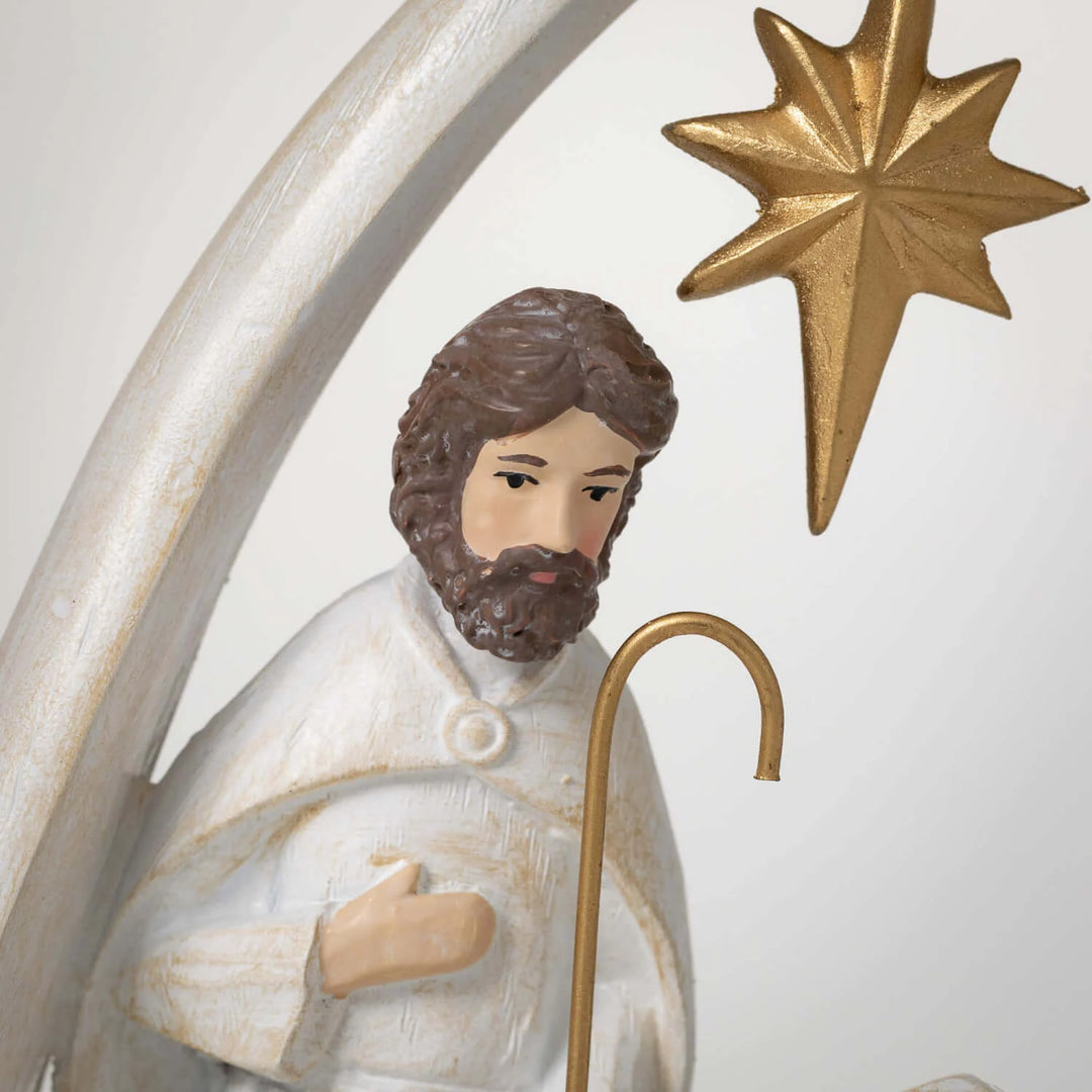 Holy Family Arched Nativity Scene