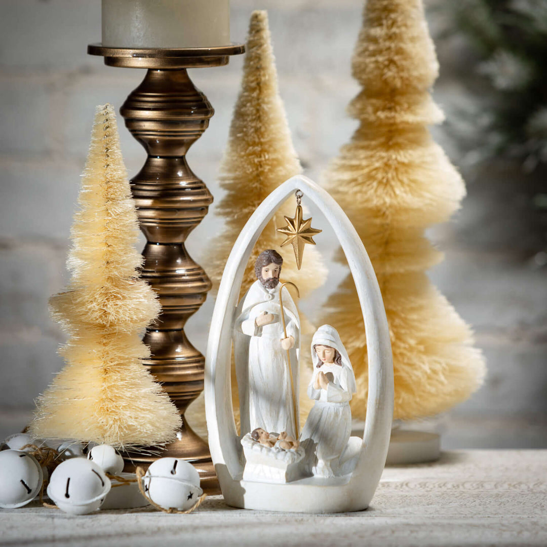 Holy Family Arched Nativity Scene