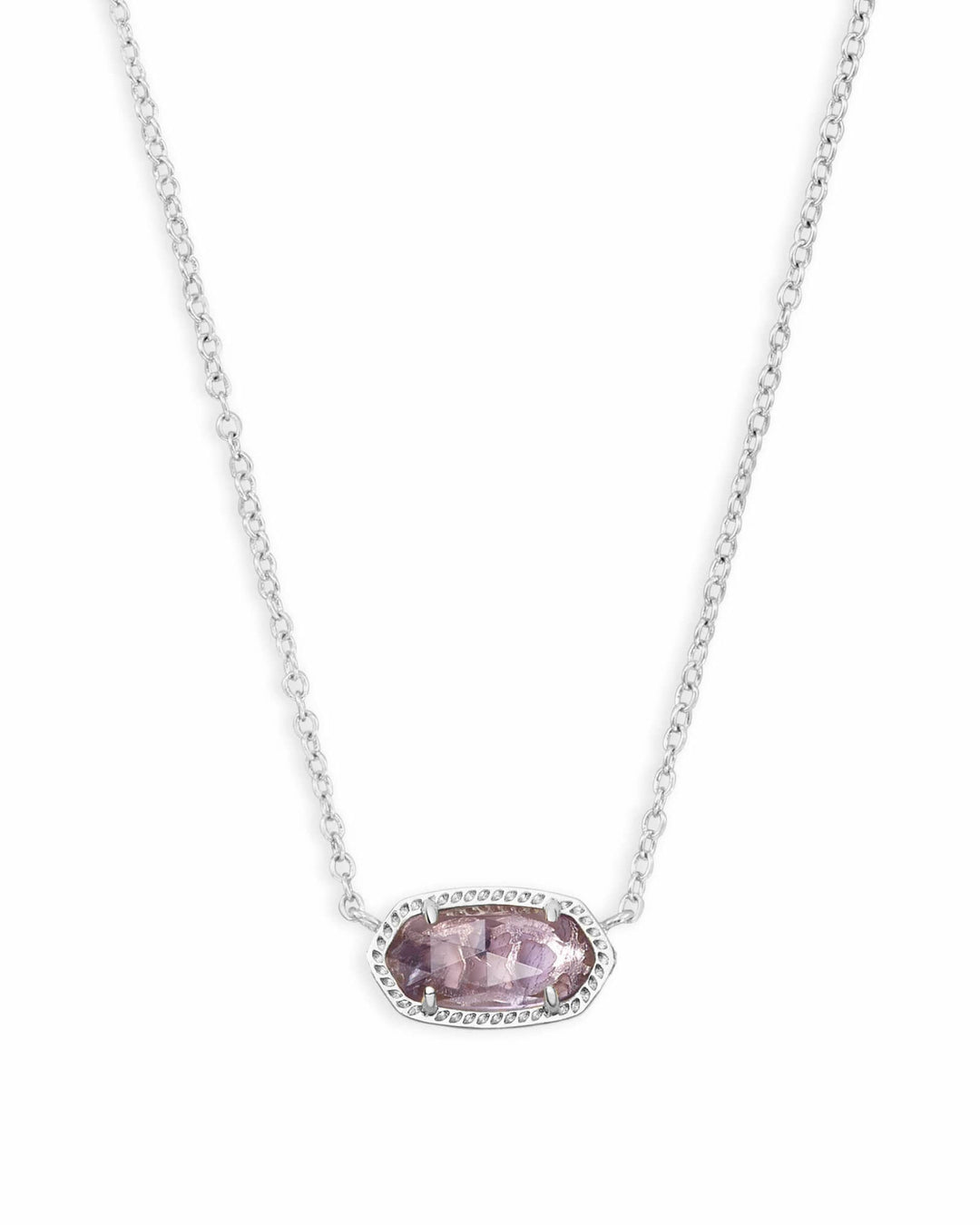 Kendra Scott Silver Elisa Short Pendant Necklace