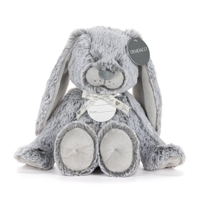 Grey Luxurious Plush Bunny