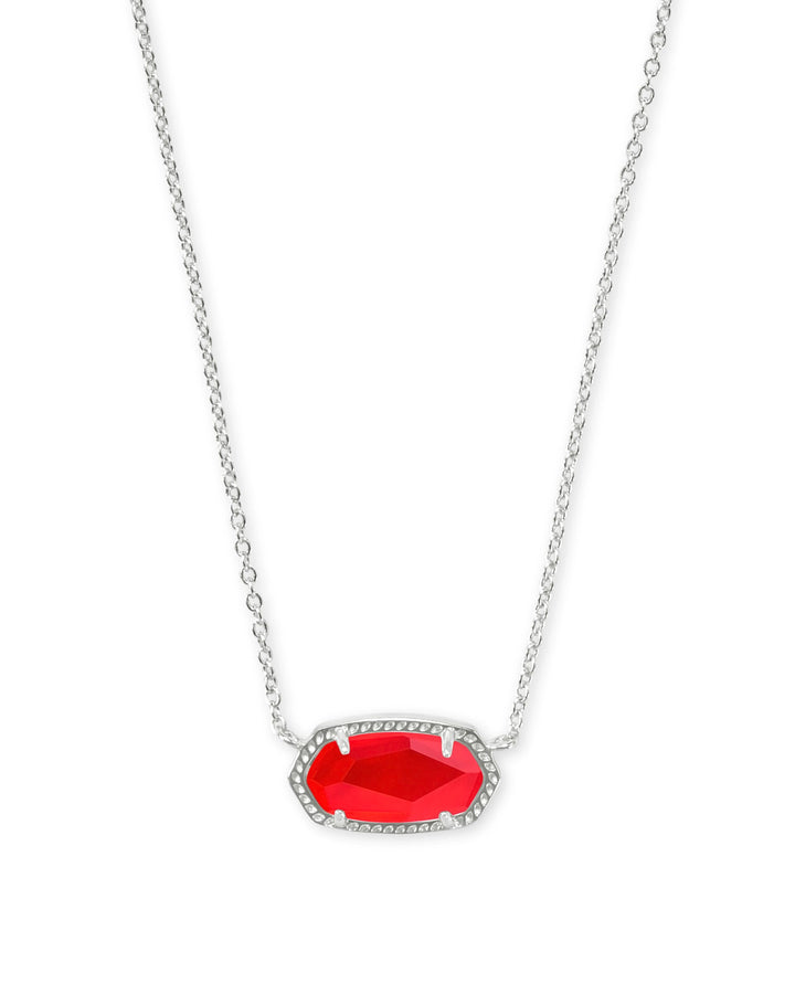 Kendra Scott Silver Elisa Short Pendant Necklace