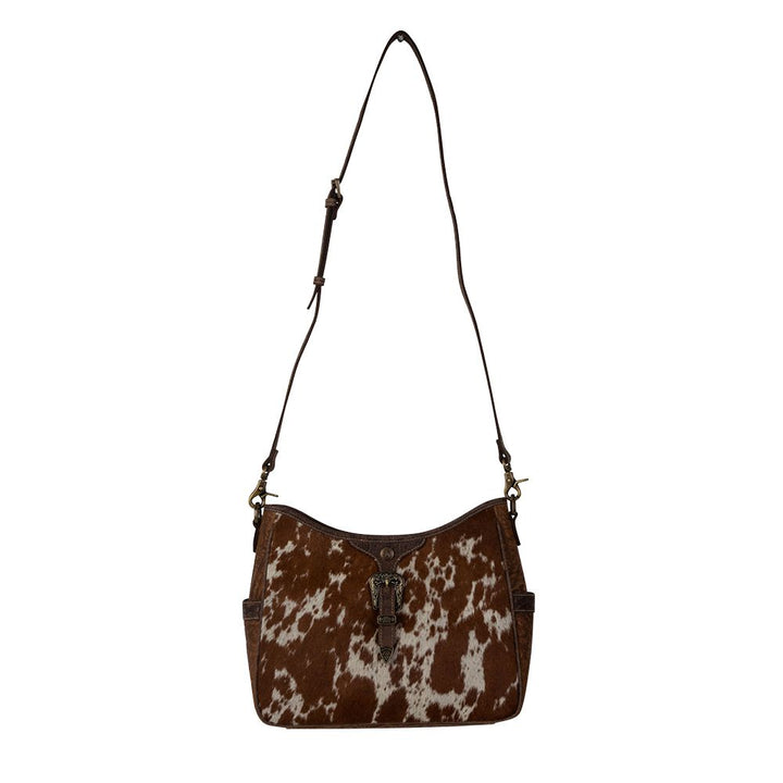 Myra - Heartwood Leather Hairon Bag