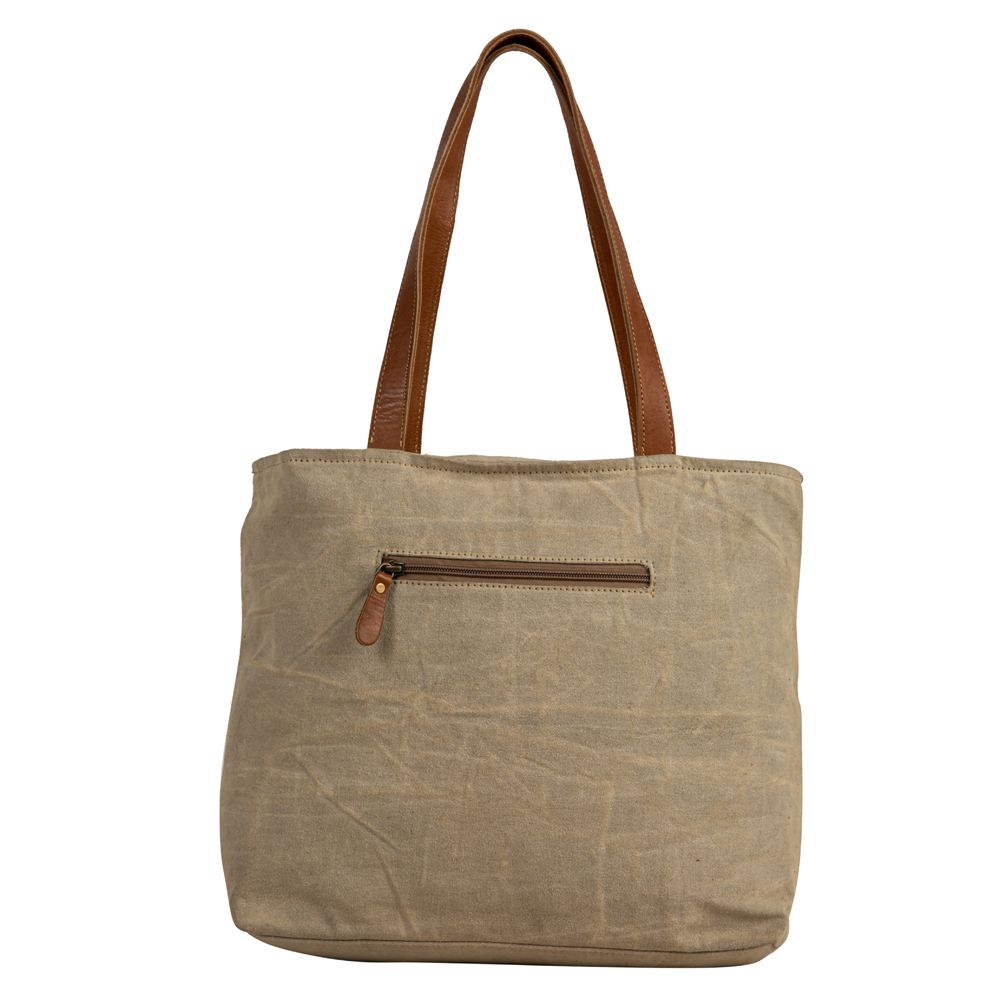 Myra - Expeditions Patch Tote Bag