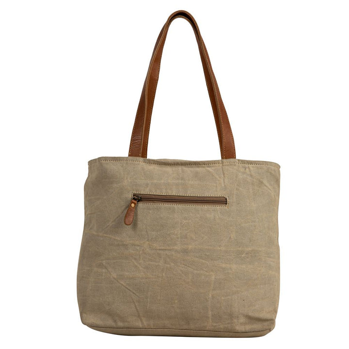 Myra - Expeditions Patch Tote Bag