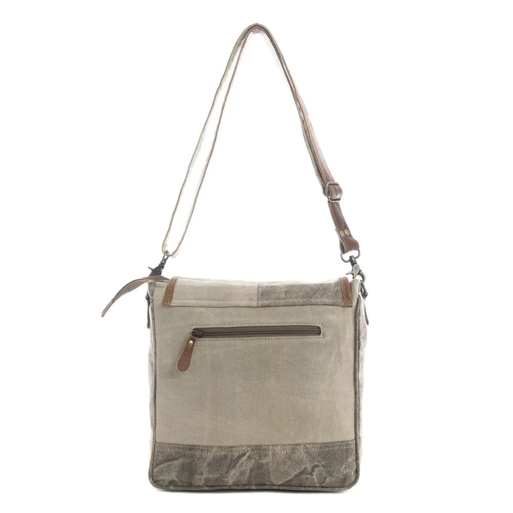 Myra White Hart Deer Shoulder Bag