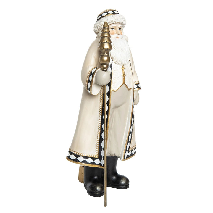 Neutral Glam Santa Decor