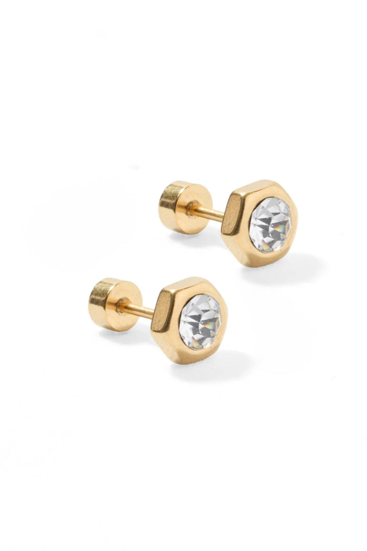 Addison Clear Studs