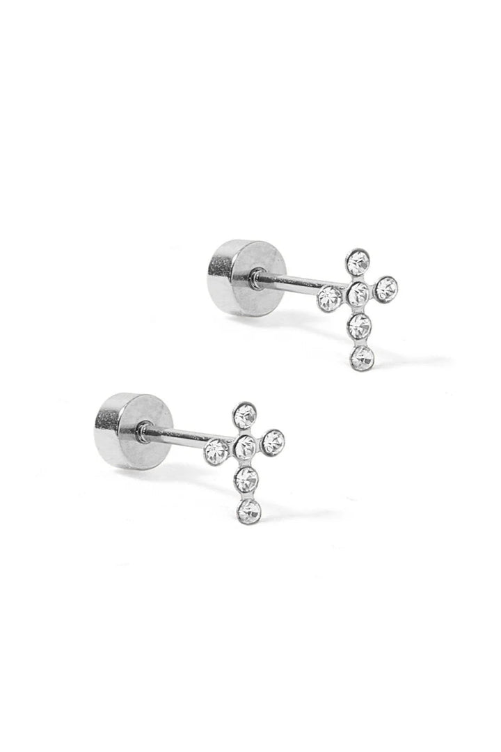 Clara Cross Studs