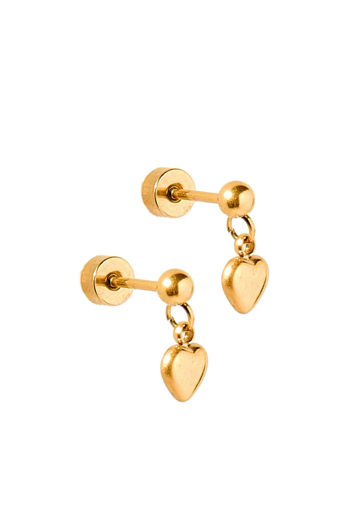 Millie Heart Studs