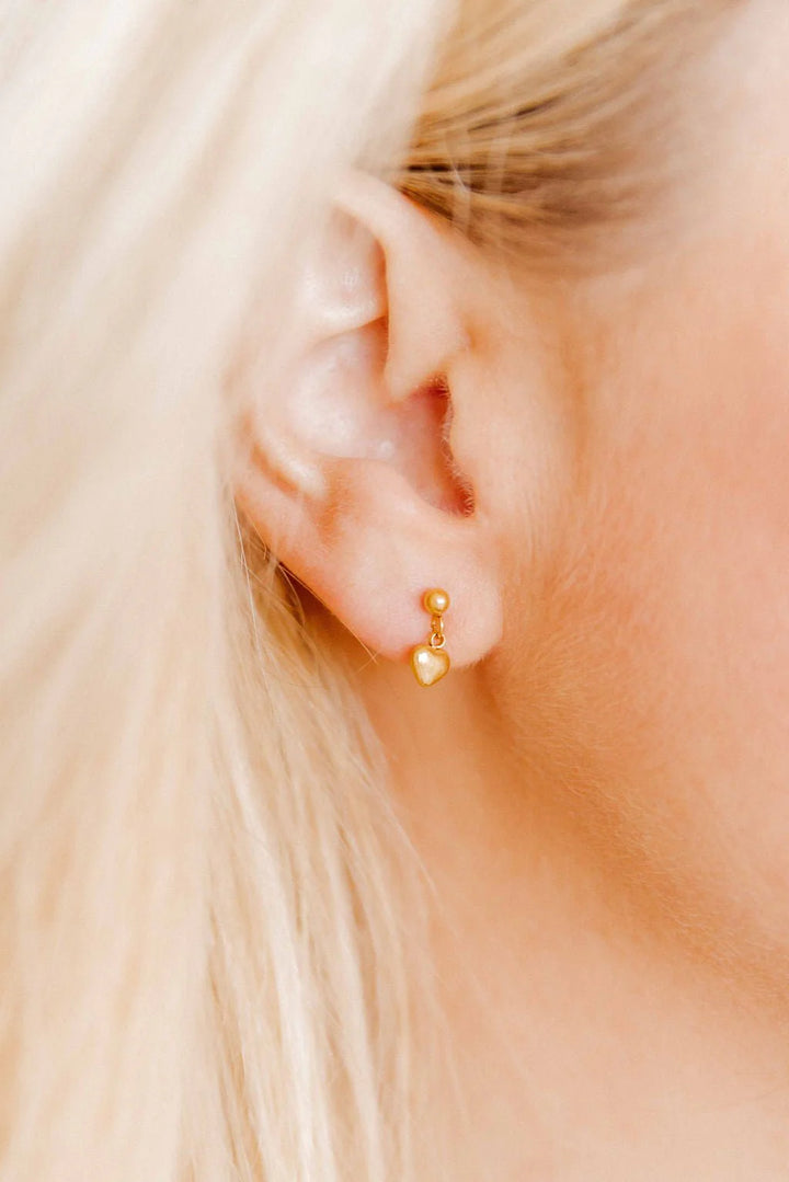 Millie Heart Studs