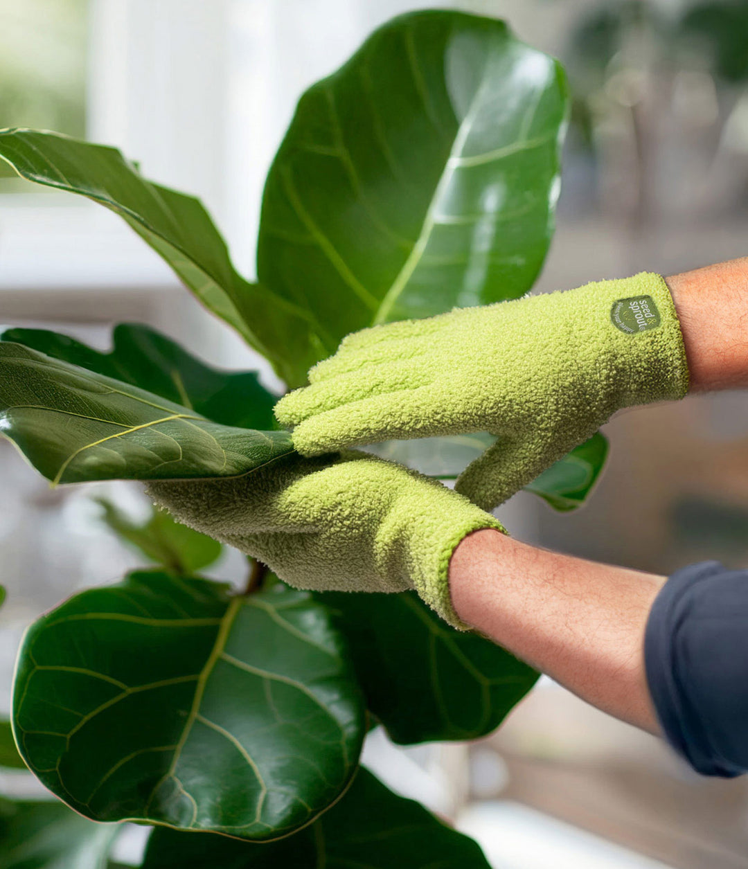 Microfiber Plant Dusting Gloves