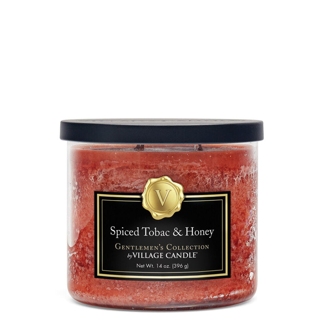 Spiced Tobac & Honey Village Candle