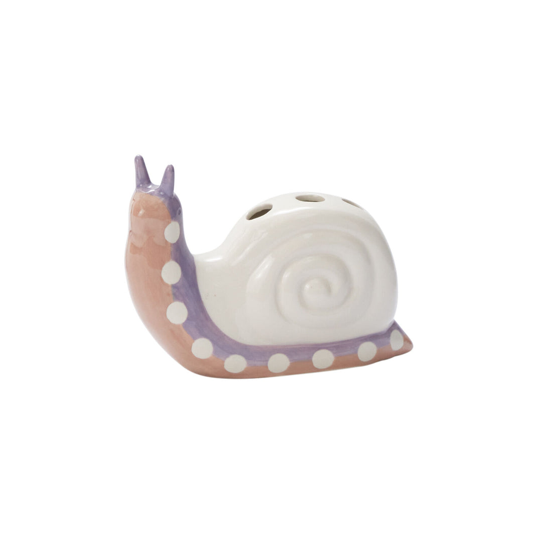 Quirky Snail Bud Vase