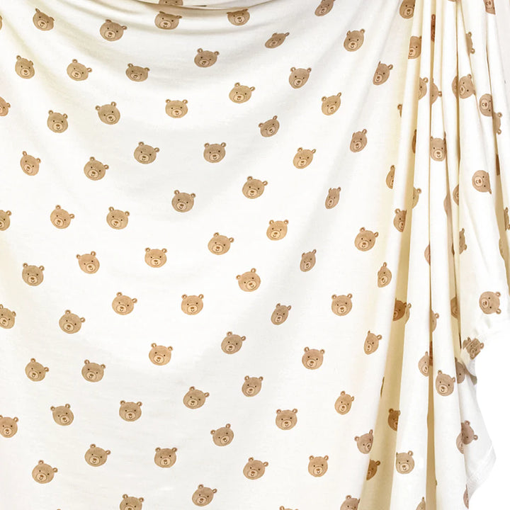 Teddy Bear Swaddle Blanket