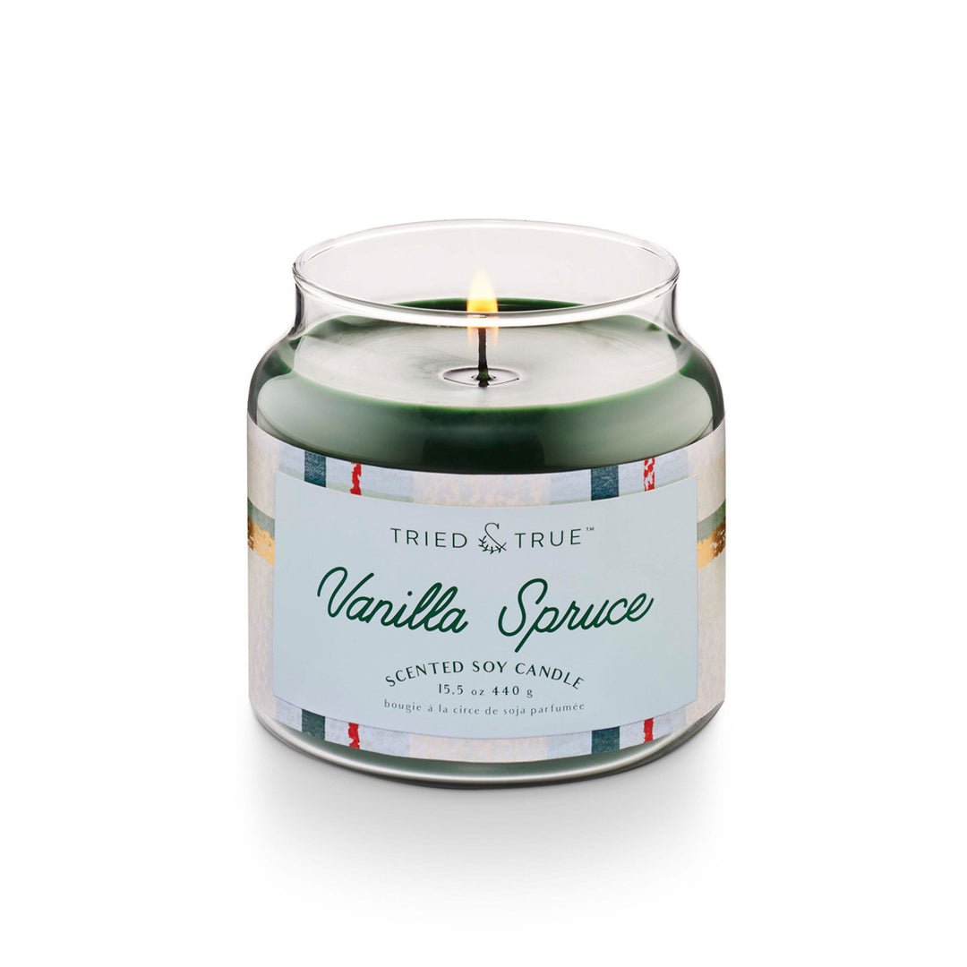 Vanilla Spruce Soy Candle