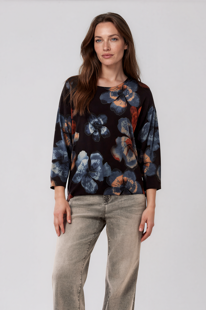 Midnight Bloom Sweater