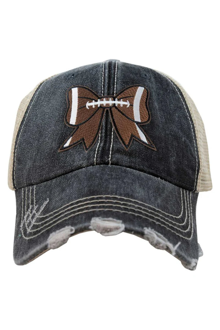 Football Bow Trucker Hat