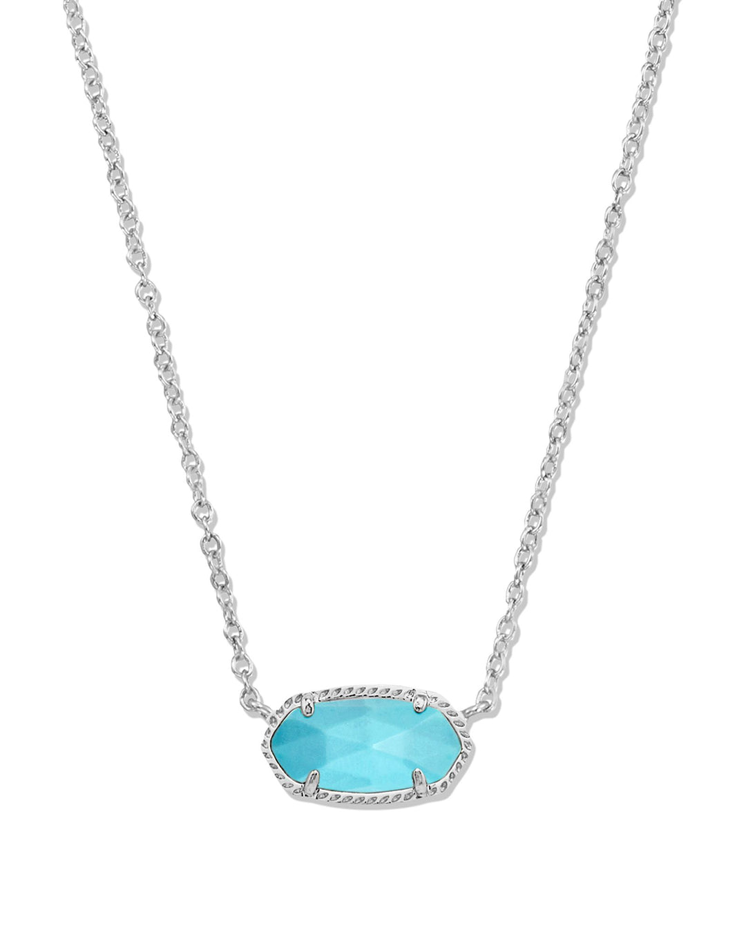 Kendra Scott Silver Elisa Short Pendant Necklace