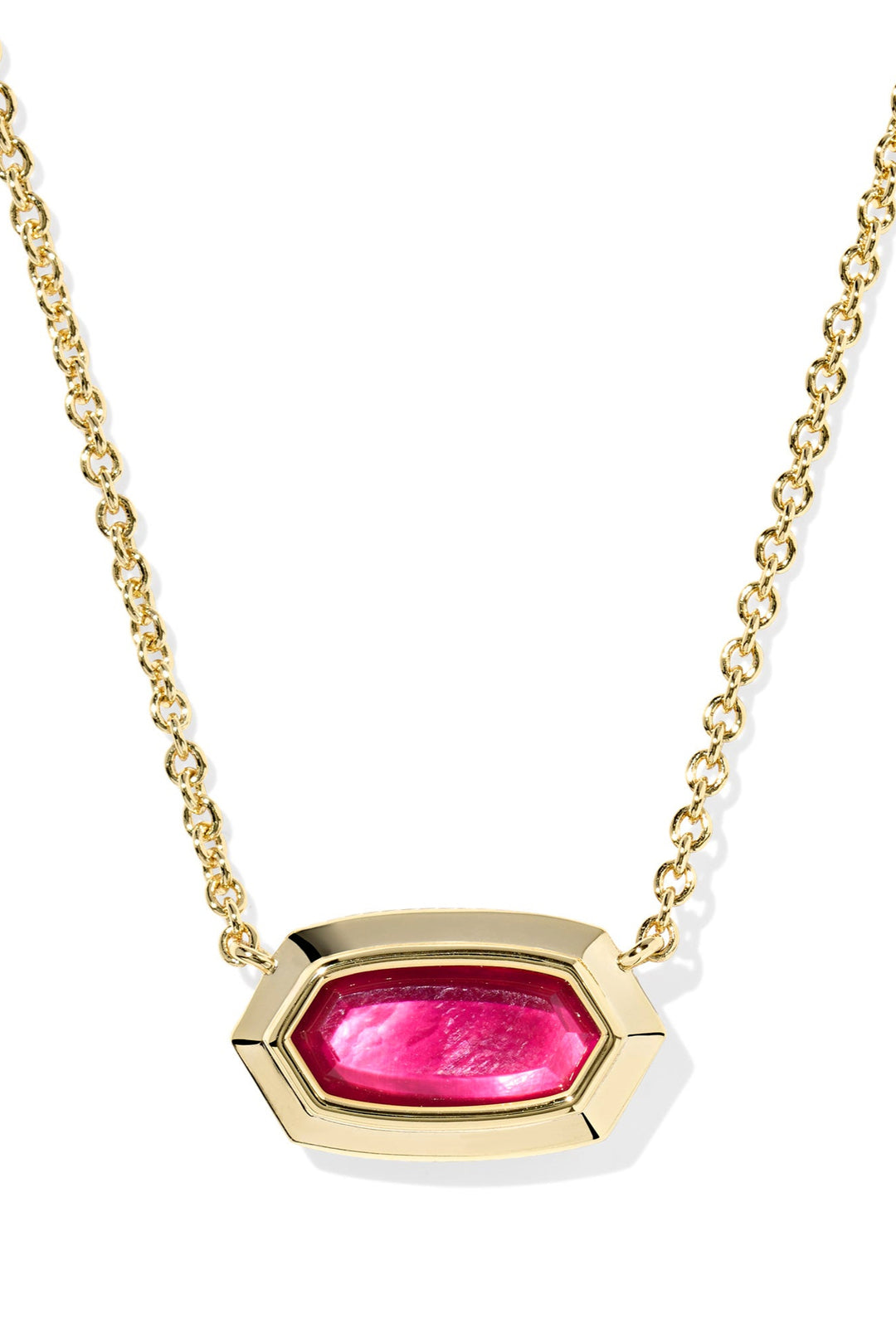 Kendra Scott Eliza Bezel Short Pendant Necklace