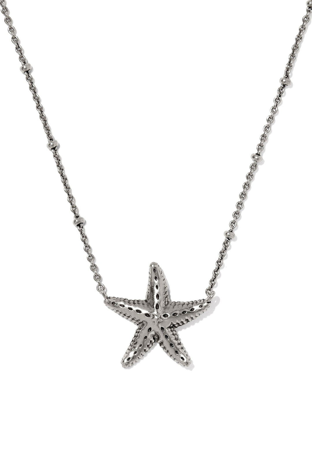 Kendra Scott Parker Starfish Metal Short Pendant Necklace
