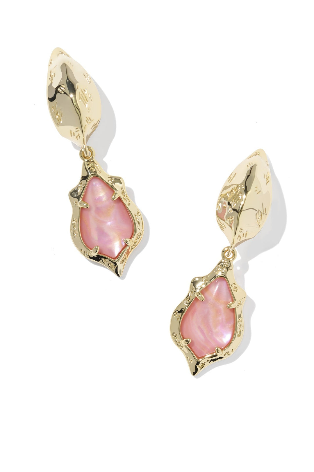 Kendra Scott Adriana Scallop Frame Huggie Earrings