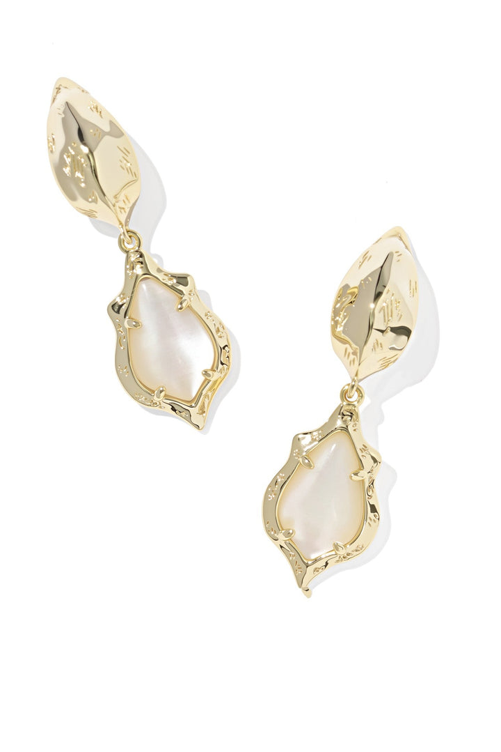 Kendra Scott Adriana Scallop Frame Huggie Earrings