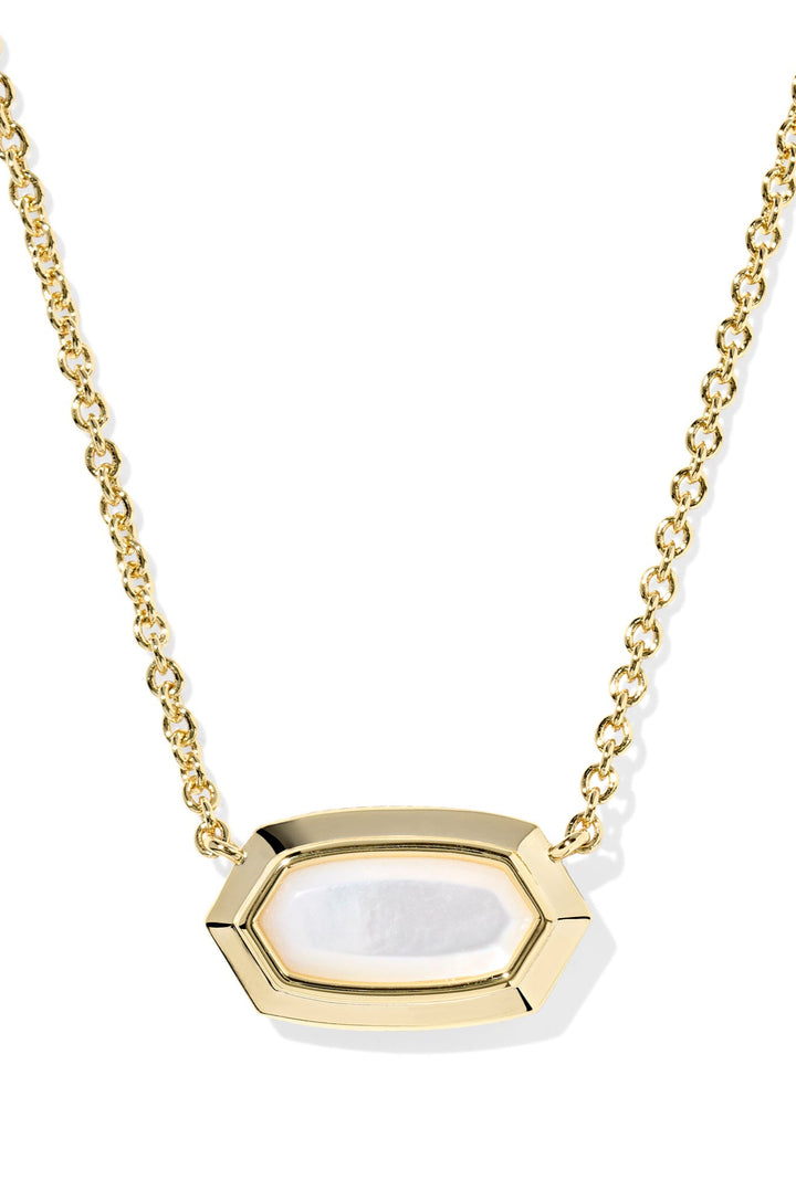 Kendra Scott Eliza Bezel Short Pendant Necklace