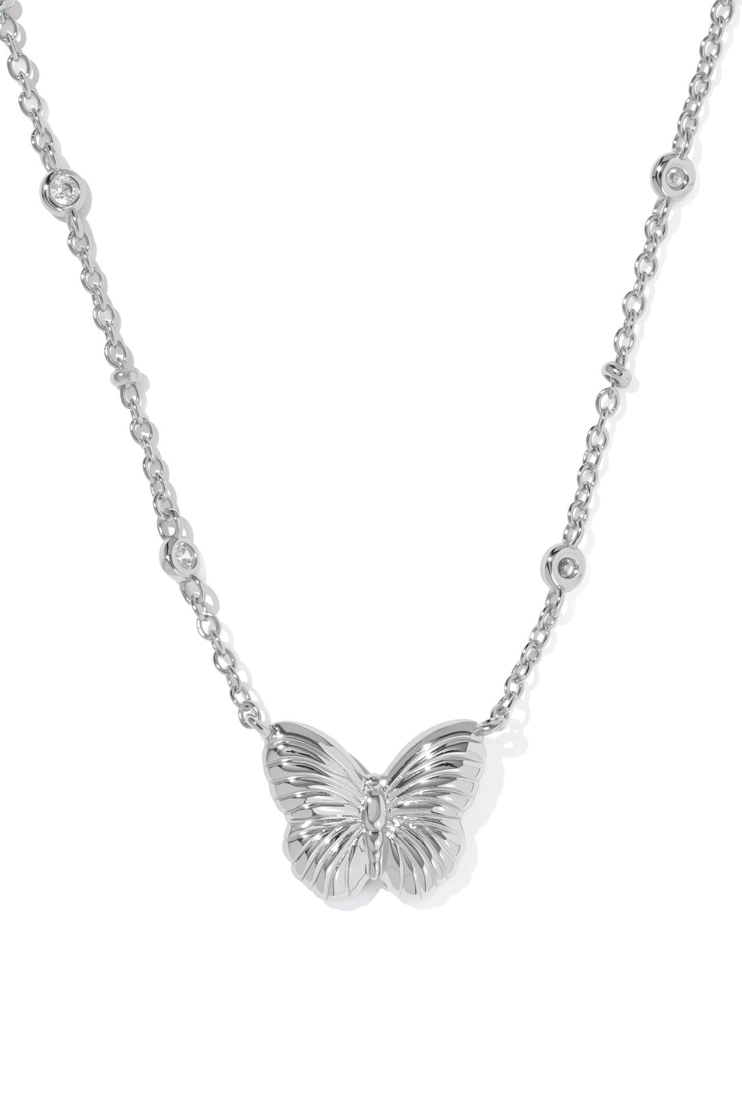 Cailey Butterfly Short Pendant Necklace