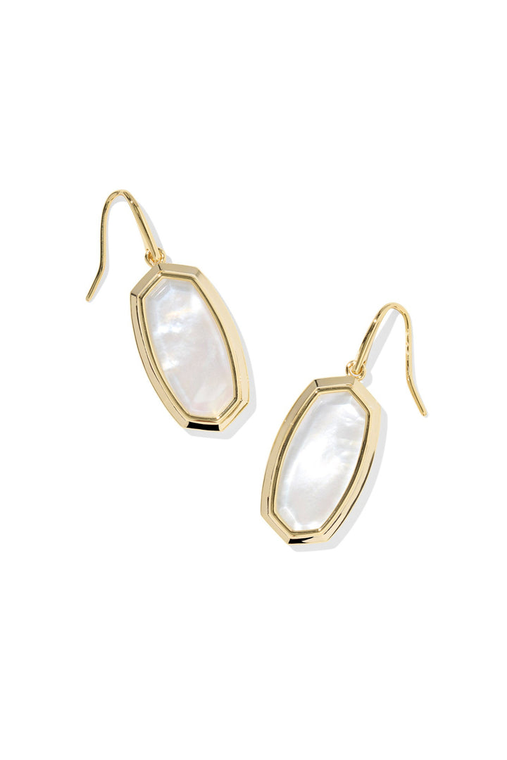 Kendra Scott Dani Bezel Drop Earrings