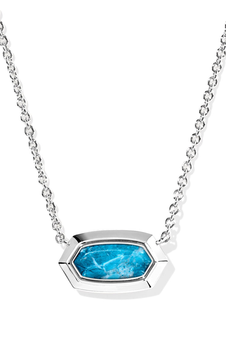 Kendra Scott Eliza Bezel Short Pendant Necklace