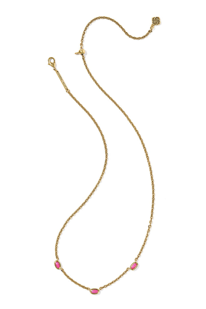 Kendra Scott Mini Elisa Three Stone Strand Necklace