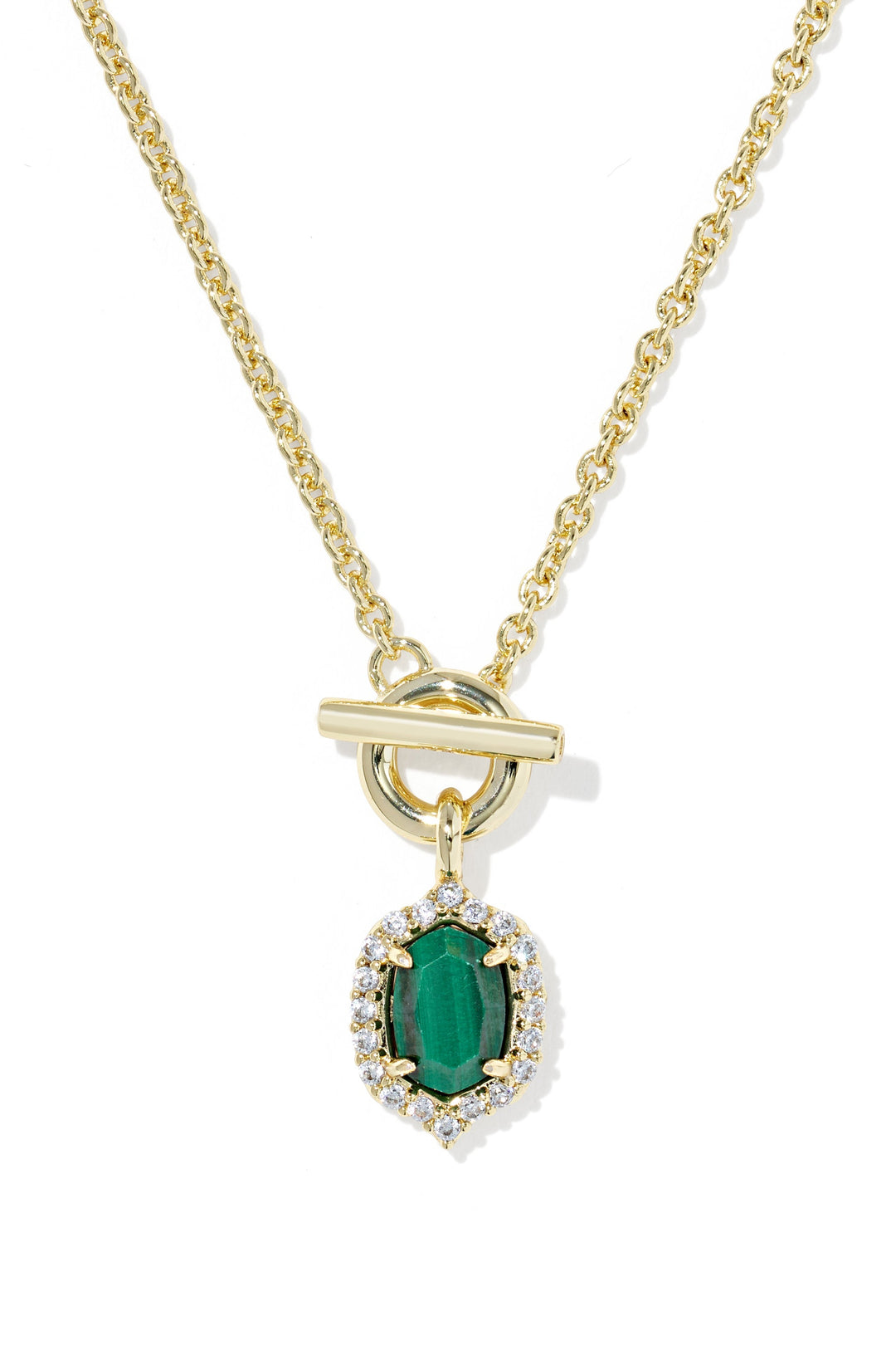 Kendra Scott Daphne Crystal Frame Toggle Necklace