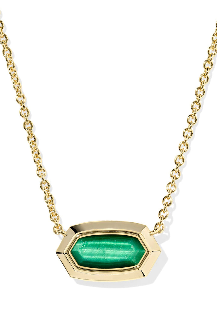 Kendra Scott Eliza Bezel Short Pendant Necklace