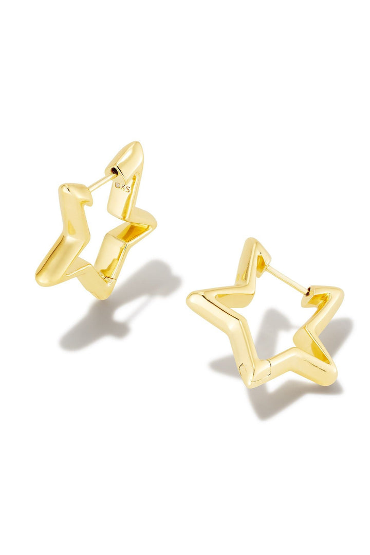 Kendra Scott Star Huggie Earrings