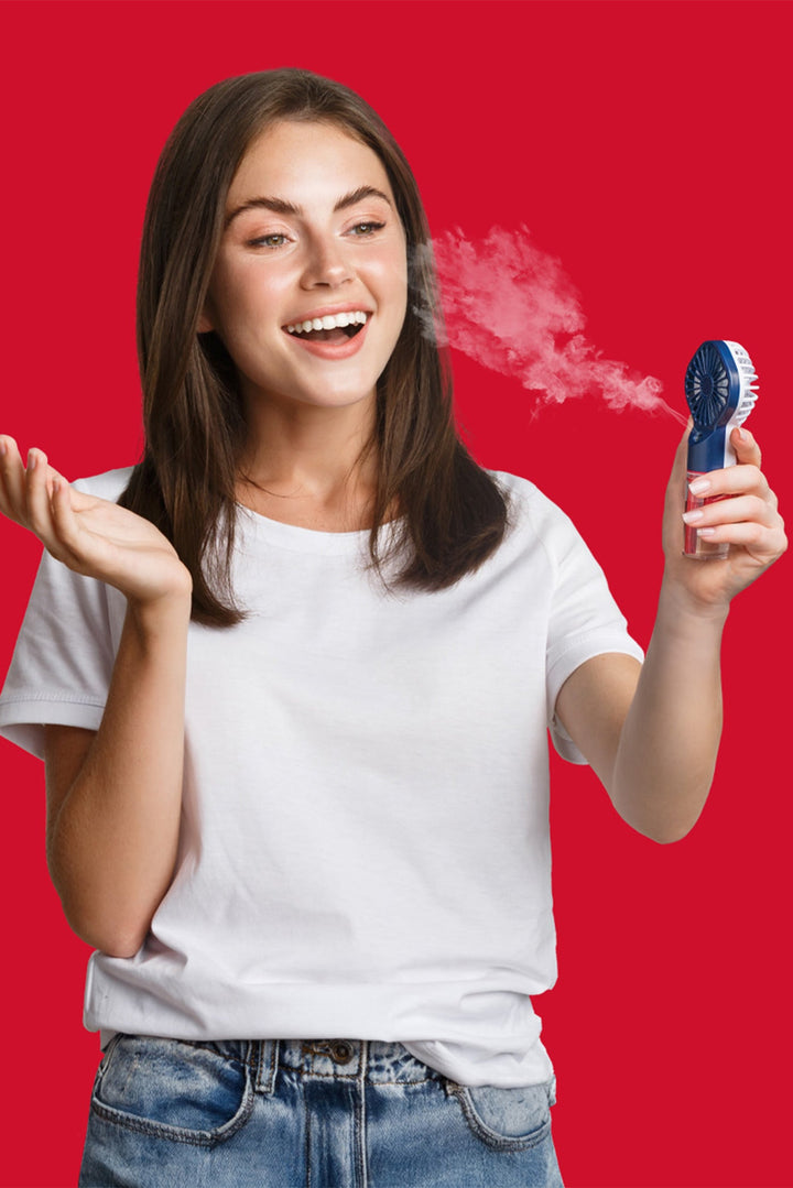2-In-1 Rechargeable Misting Fan