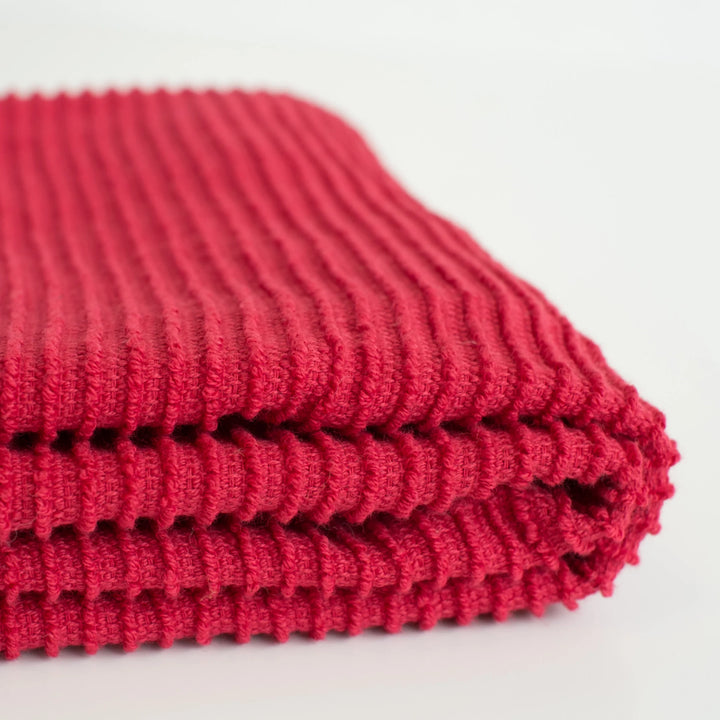 Red Ripple Dishtowel