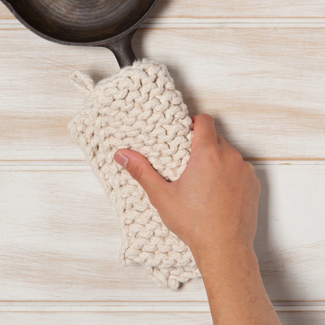 Natural Crochet Potholder