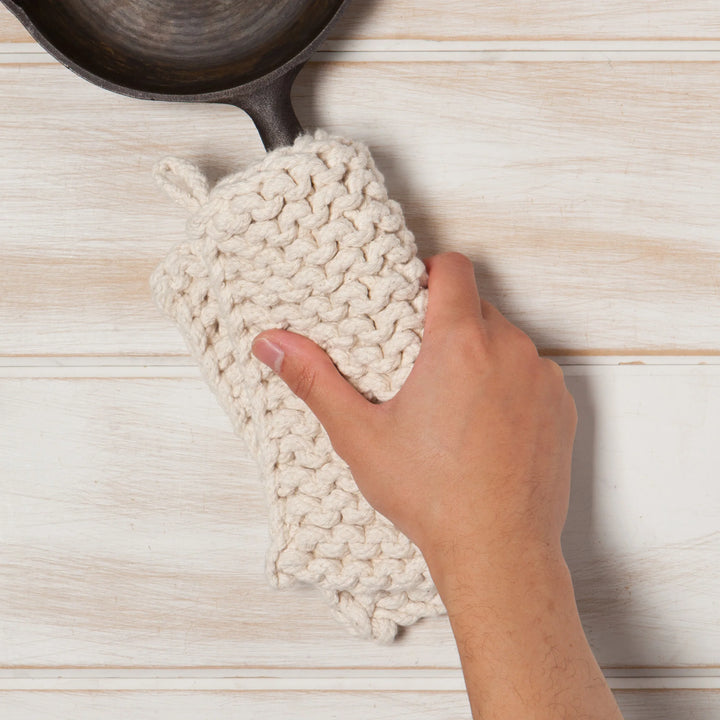 Natural Crochet Potholder