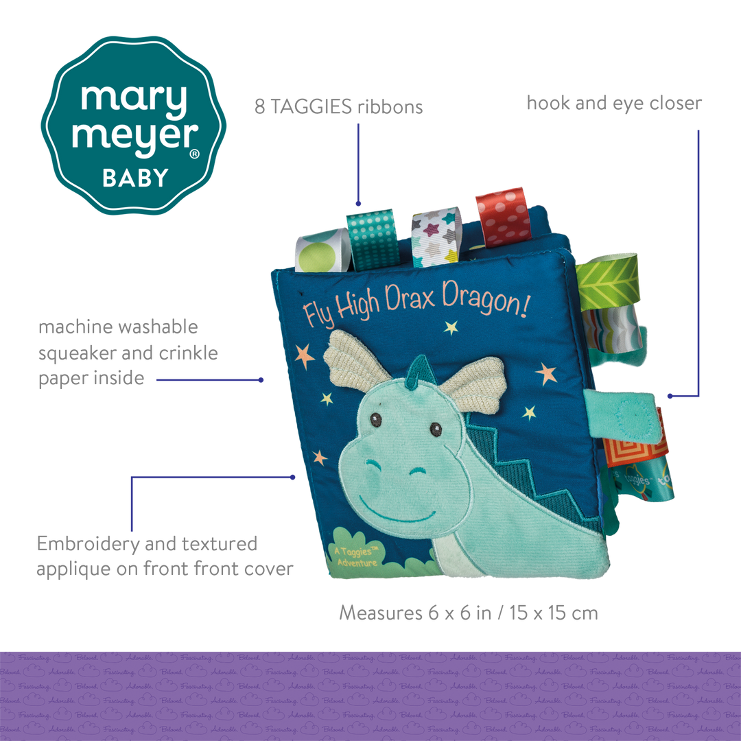 Taggies Drax Dragon Soft Book