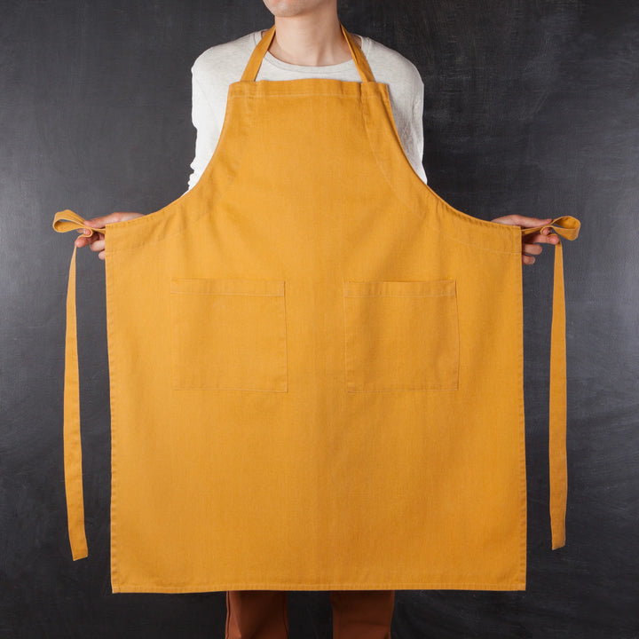Stonewashed Ochre Apron