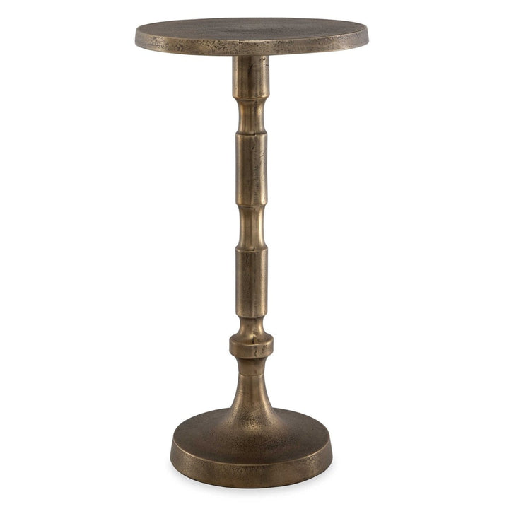 Antique Brass Finished Accent Table - Local Pickup