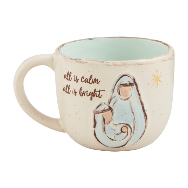 Sketched Christmas Nativity Mug